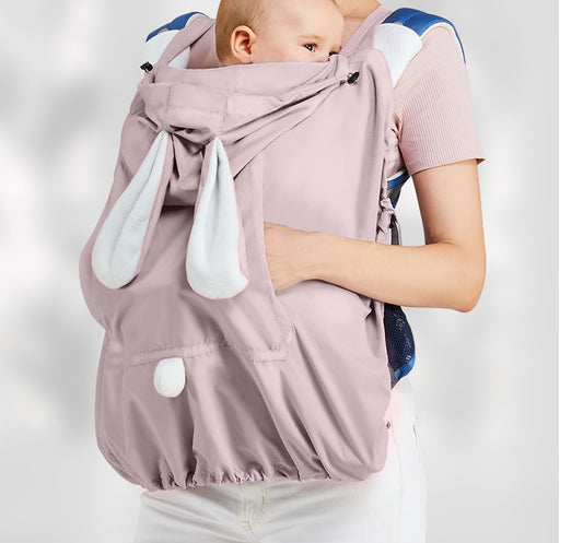Windproof Baby Carrier Stretchy Cloak Hooded Cover