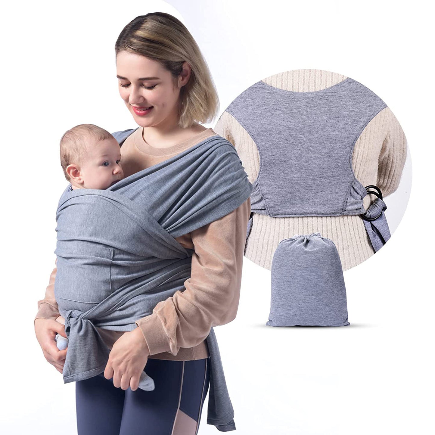 Simple Cotton Cross Baby X-Type Sleepy Wrap